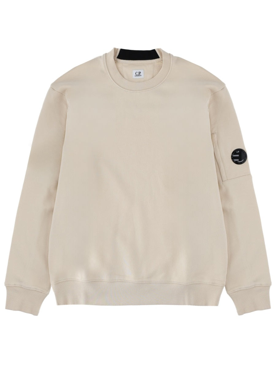 C.P. Company Men Sweatshirt With Logo Patch