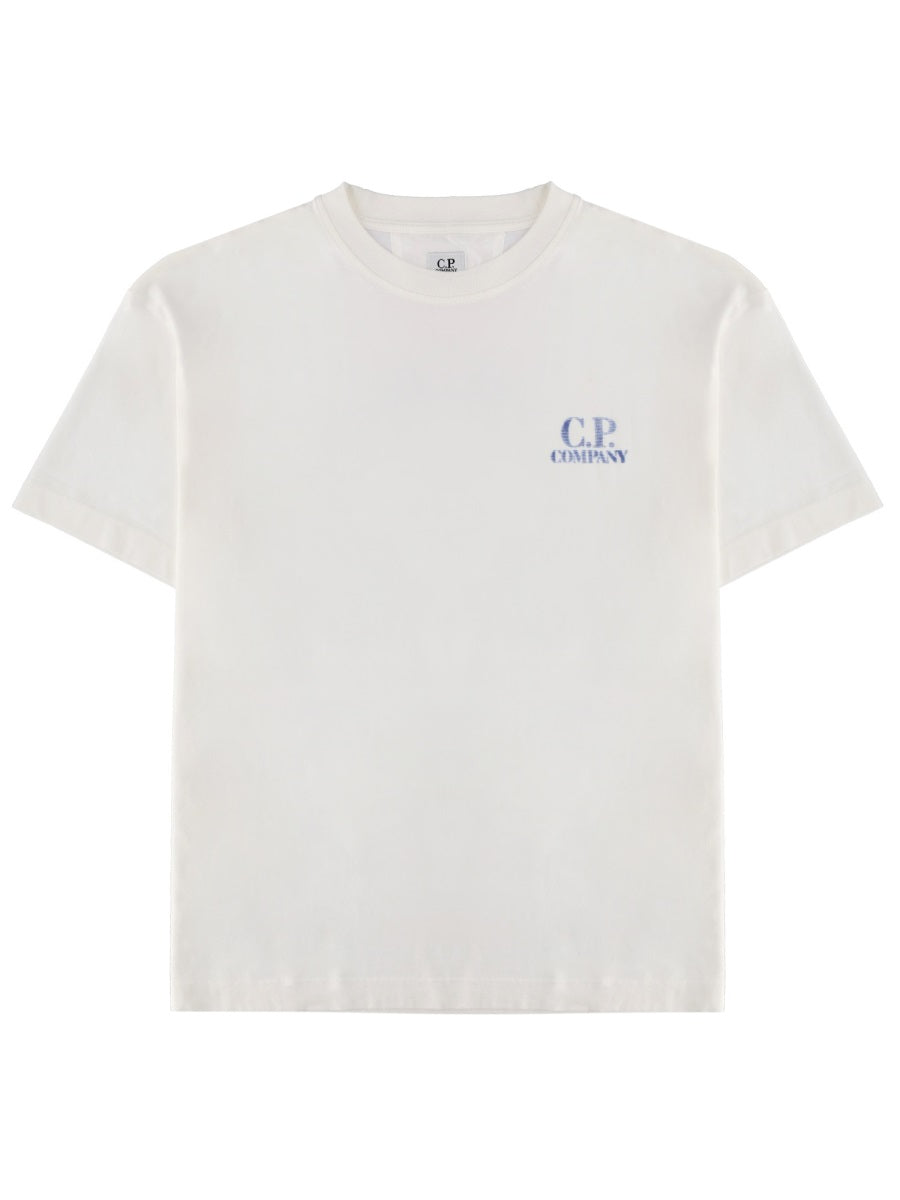 C.P. Company Men T-Shirt With Logo And Print C.P. COMPANY