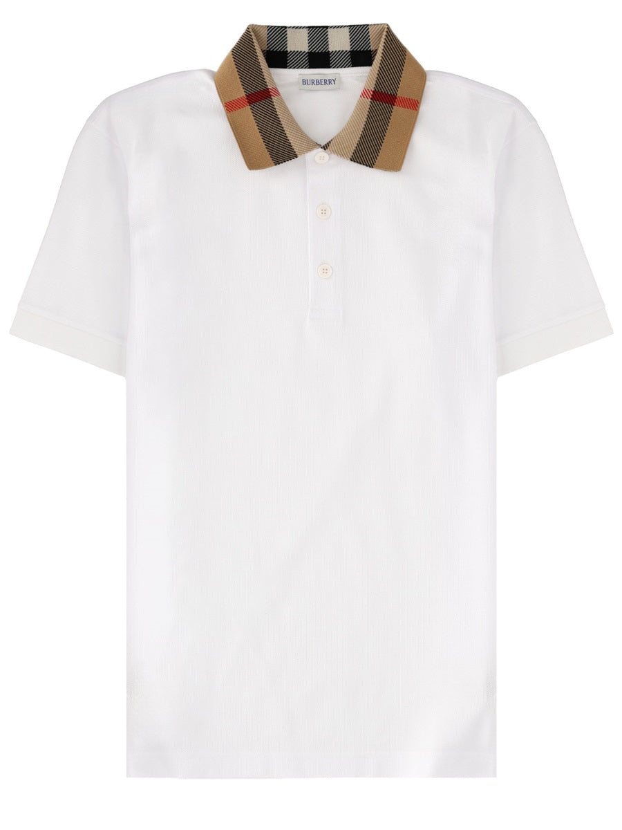 Burberry Men Cotton Pique Polo BURBERRY