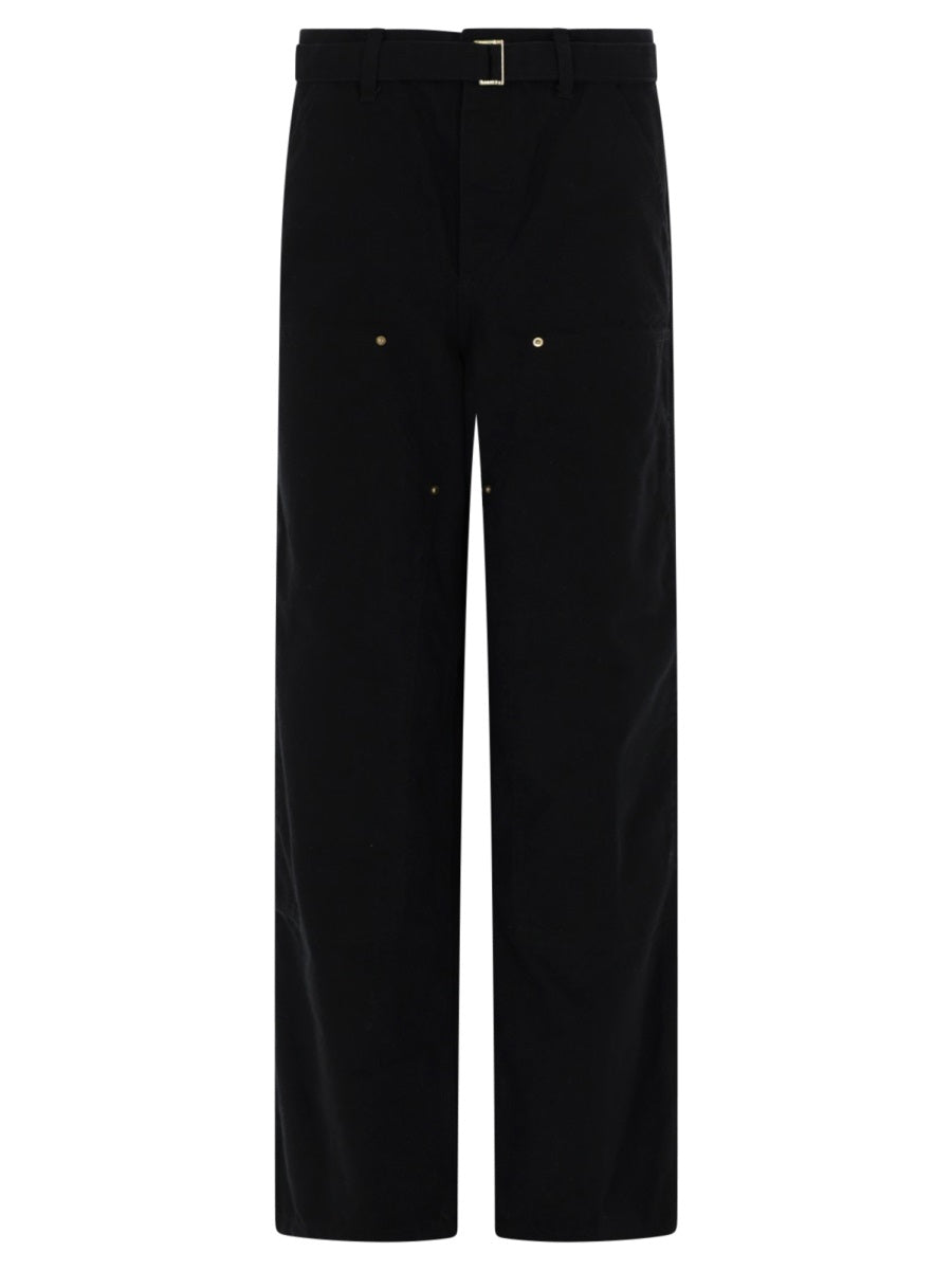 Sacai X Carhartt Wip Women "Duck Sacai X Carhartt Wip" Pants. SACAI X CARHARTT WIP