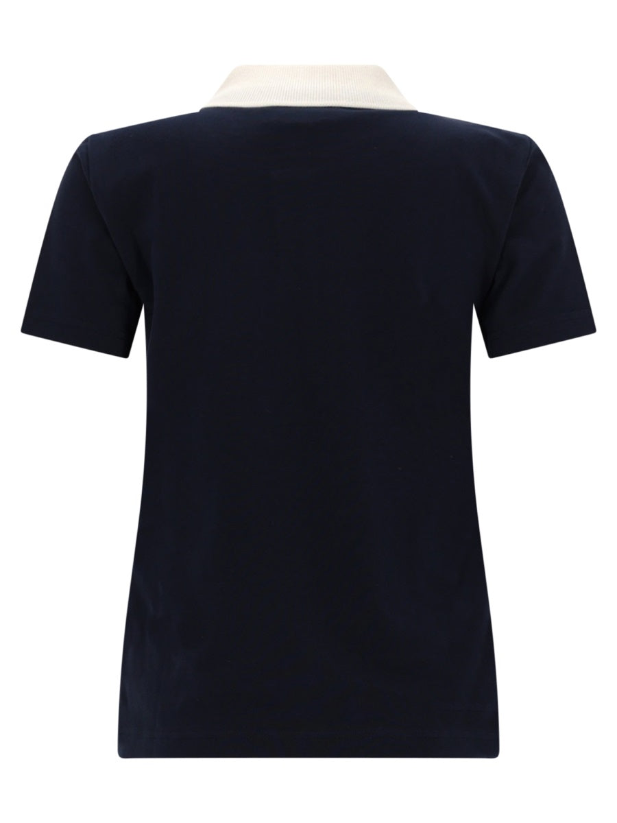 A.P.C. Women Polo Shirt With Logo And Contrasting Collar A.P.C.