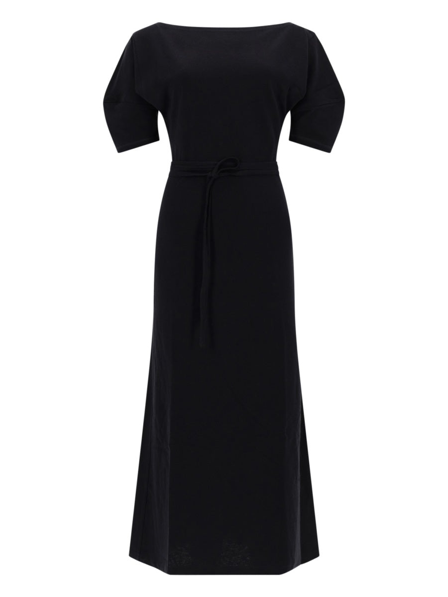 Lemaire Women Cotton And Linen Midi Dress LEMAIRE