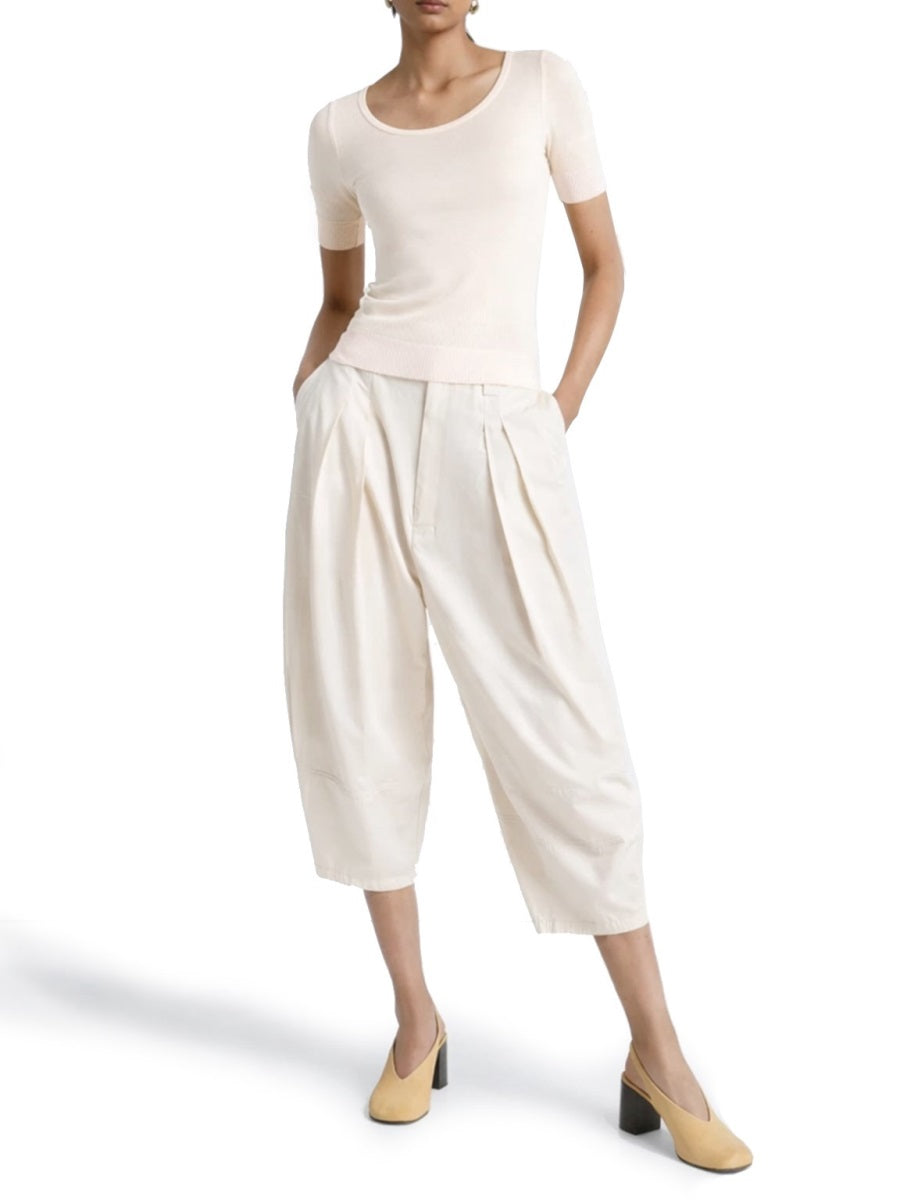 Lemaire Women "Trompe L'oeil" Viscose And Silk Top LEMAIRE