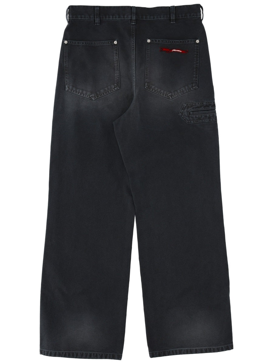 Marni Men Jeans Con Applicazione Logo MARNI