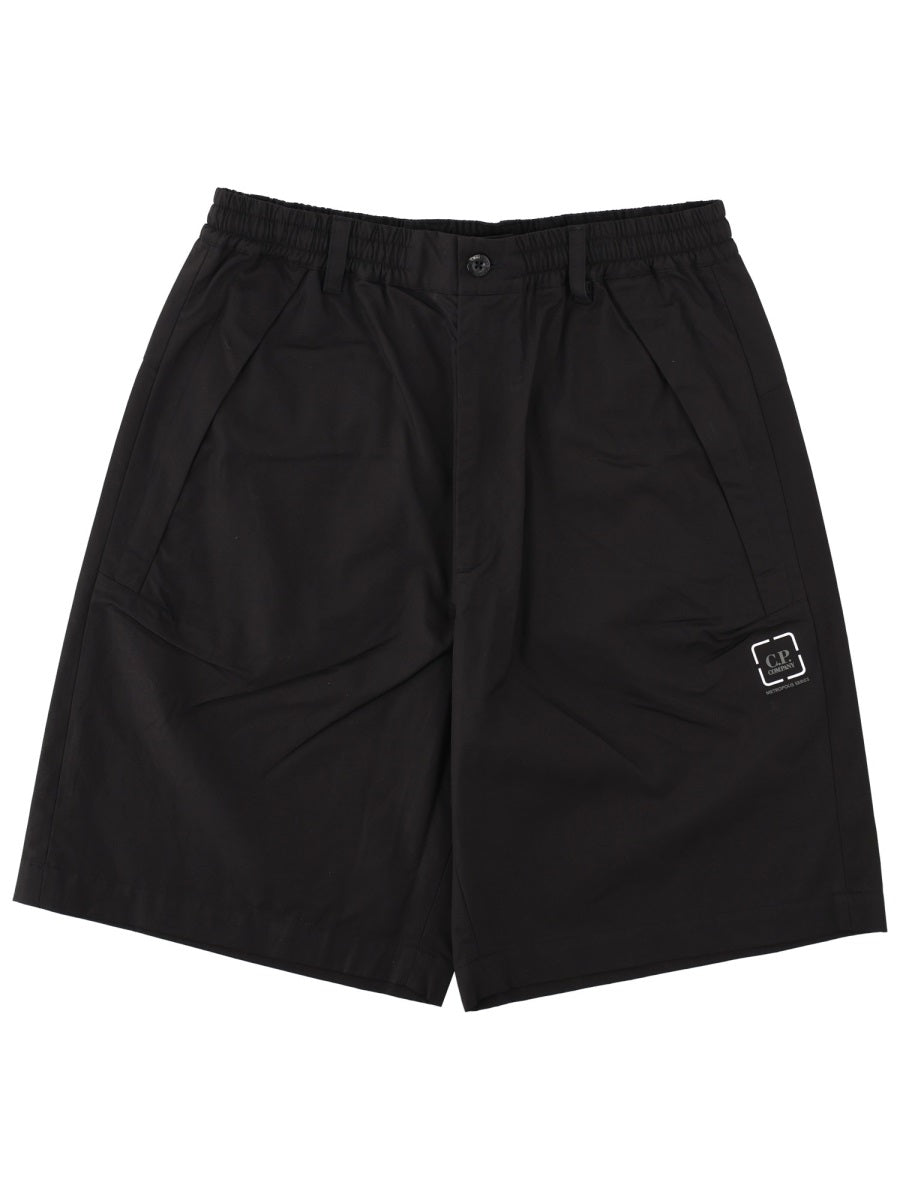 C.P. Company Men Shorts "Metropolis" Con Logo C.P. COMPANY
