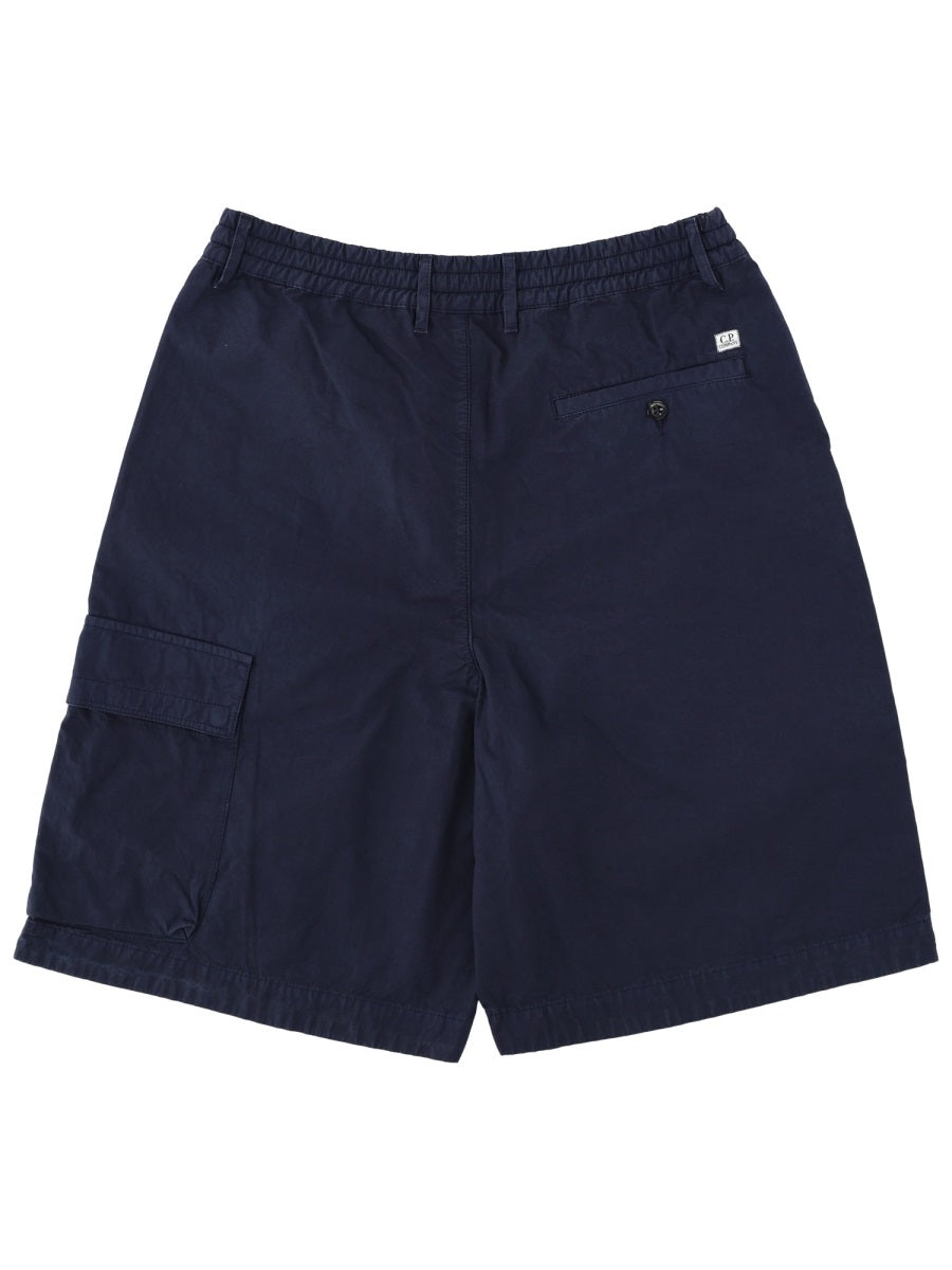 C.P. Company Men Shorts Cargo Con Patch Logo C.P. COMPANY