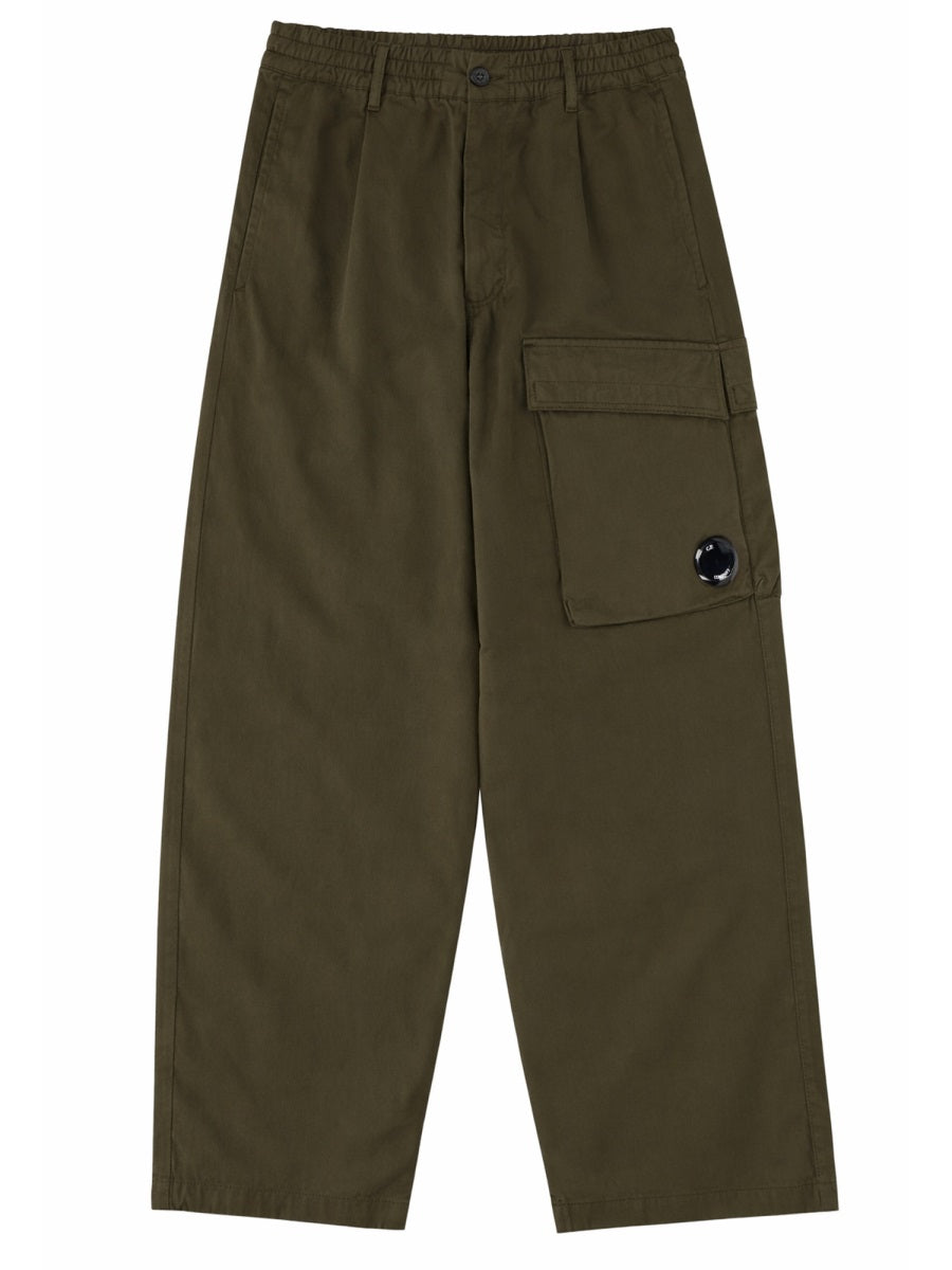 C.P. Company Men Pantalone Cargo Con Patch Logo C.P. COMPANY