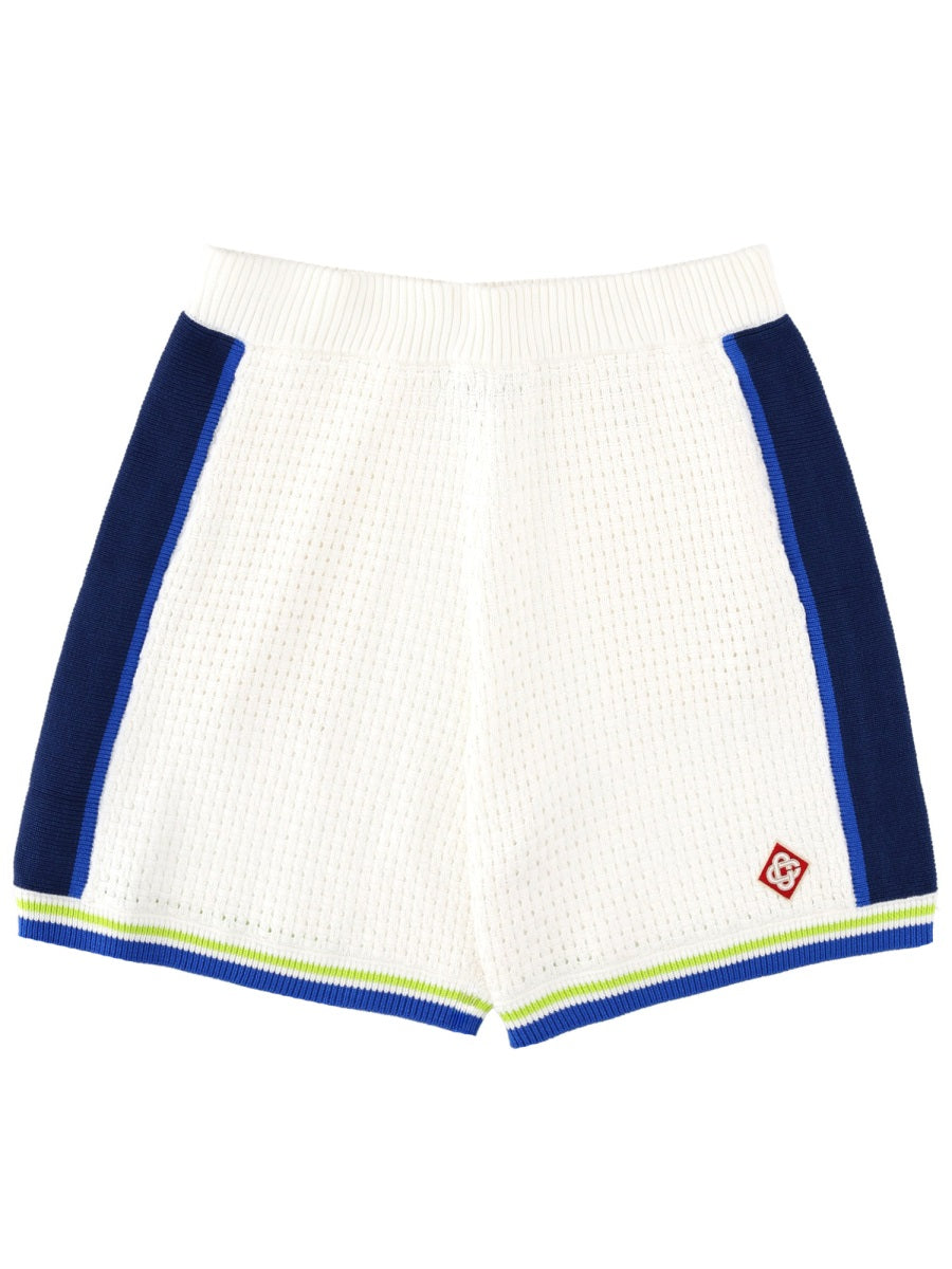 Casablanca Men Crochet Shorts CASABLANCA