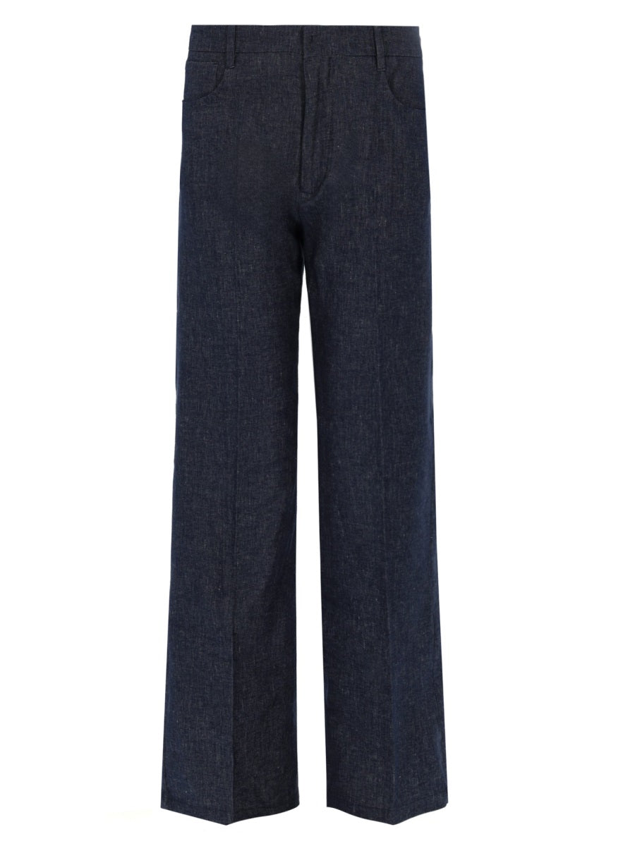 S Max Mara Women Pantalone In Denim "Abete" S MAX MARA