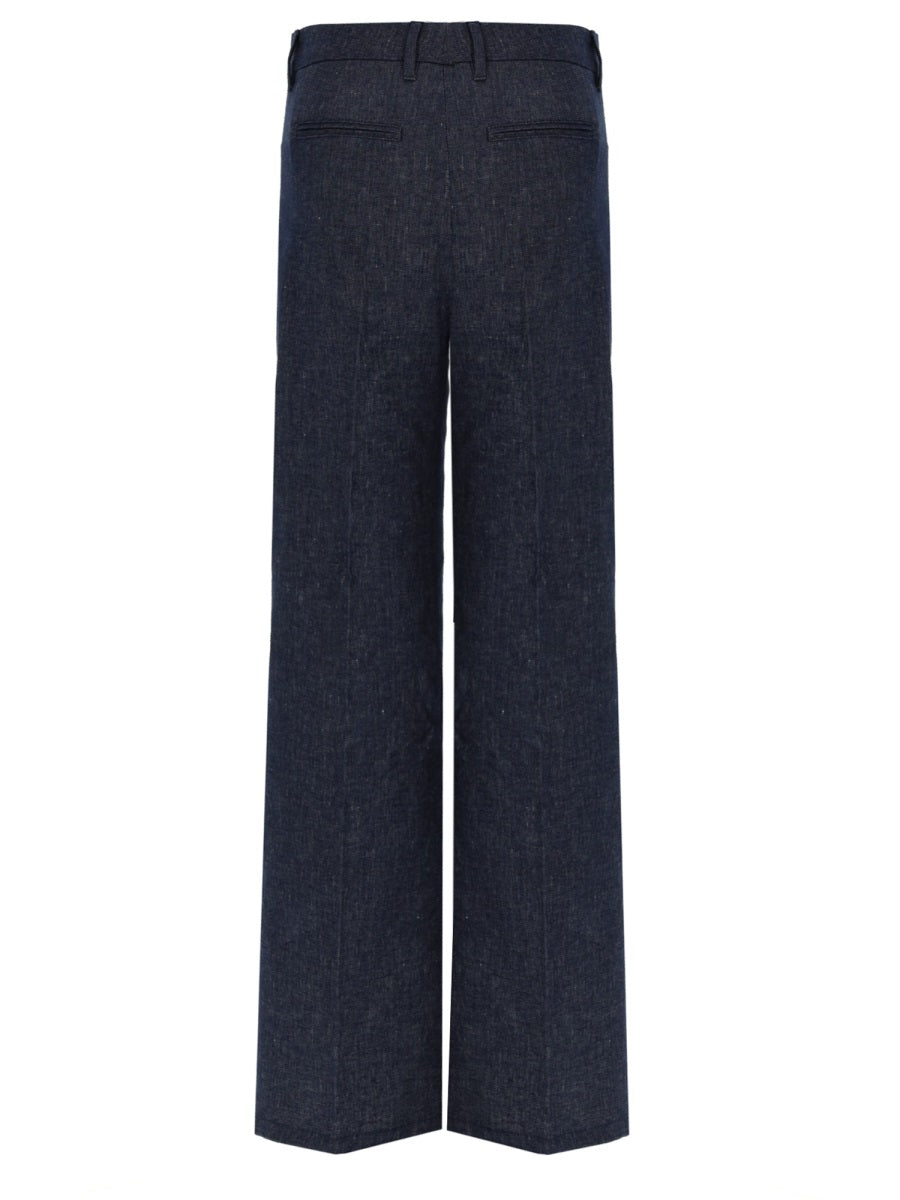 S Max Mara Women Pantalone In Denim "Abete" S MAX MARA
