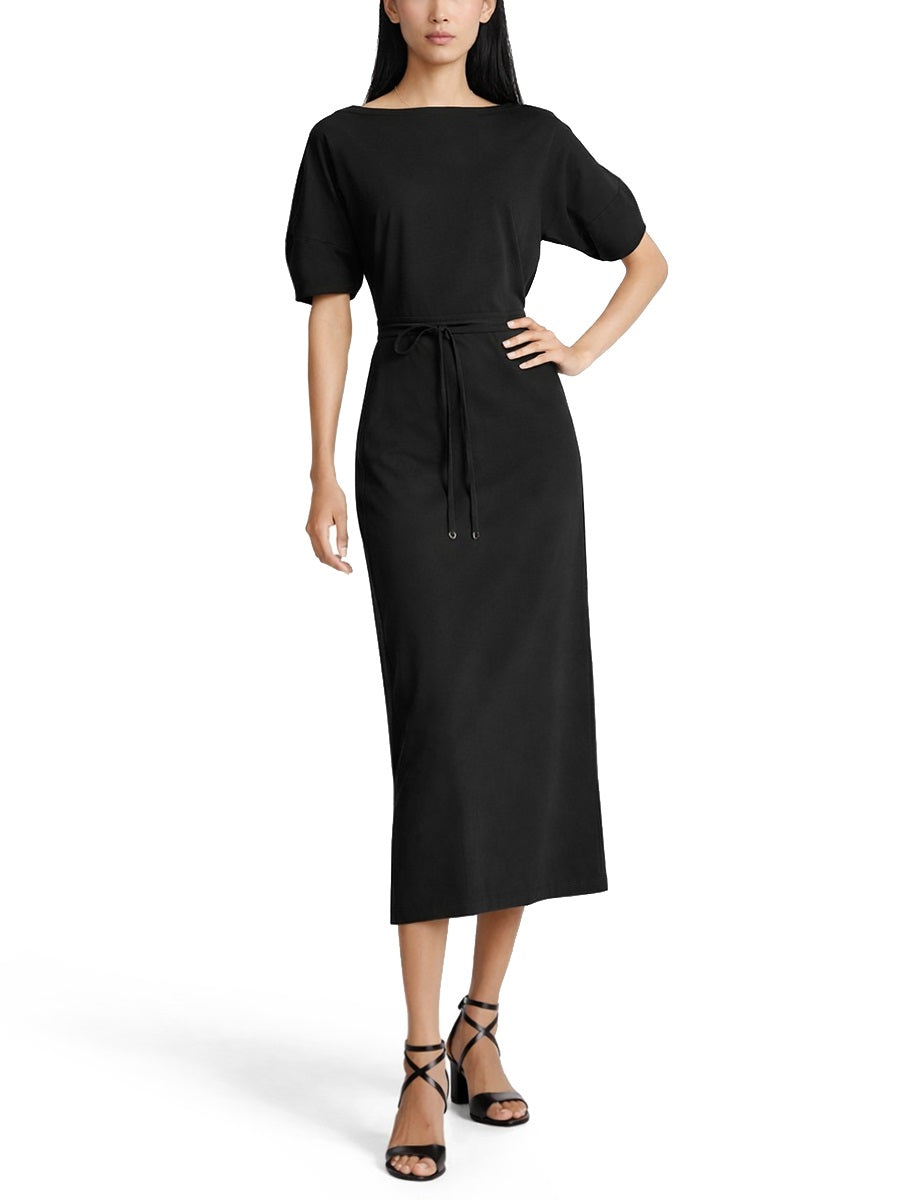 Lemaire Women Cotton And Linen Midi Dress LEMAIRE