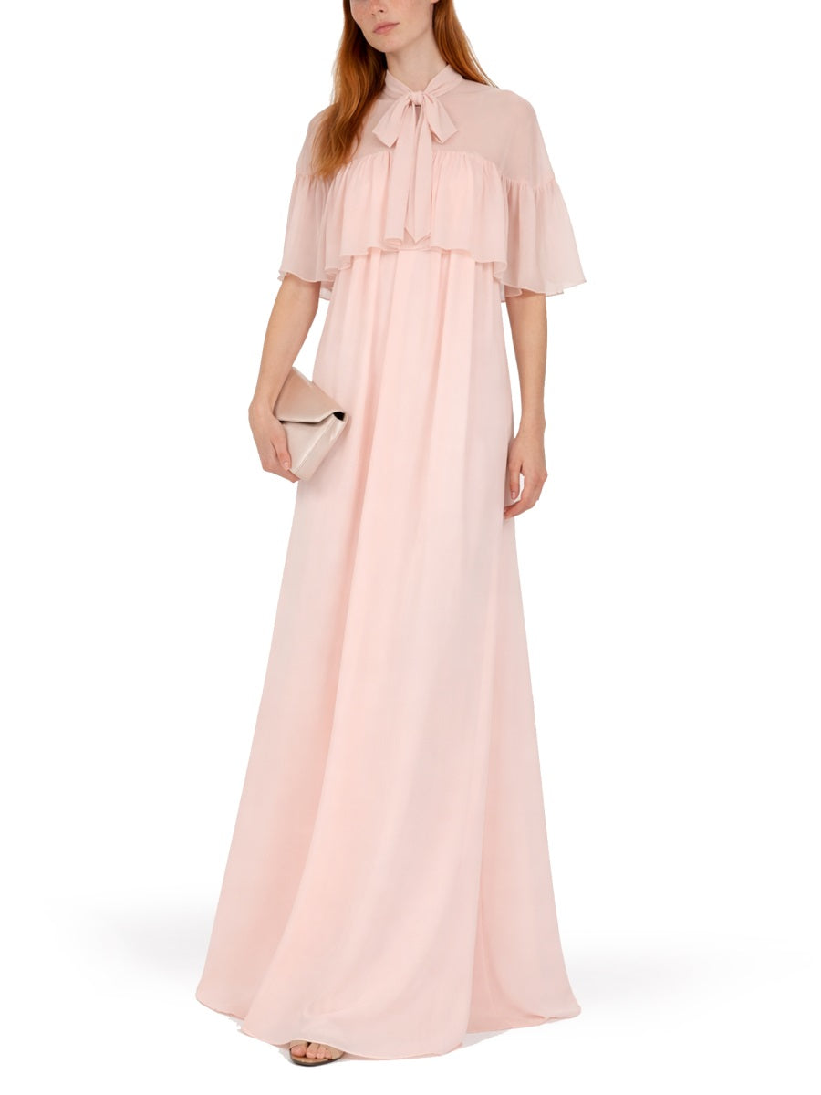 Max Mara Women Silk Cape With Bow MAX MARA