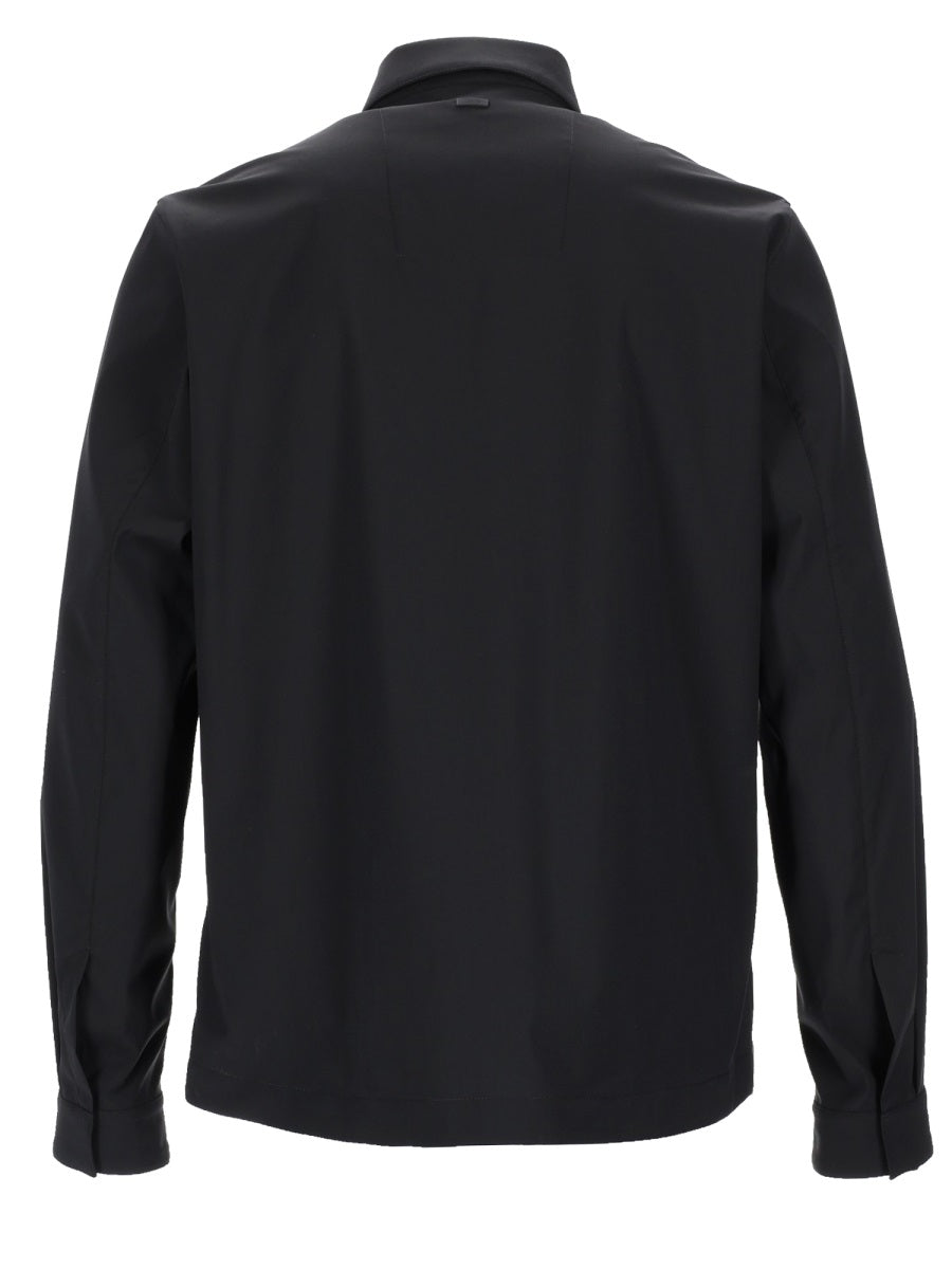 Herno Men Overshirt In Misto Lana HERNO