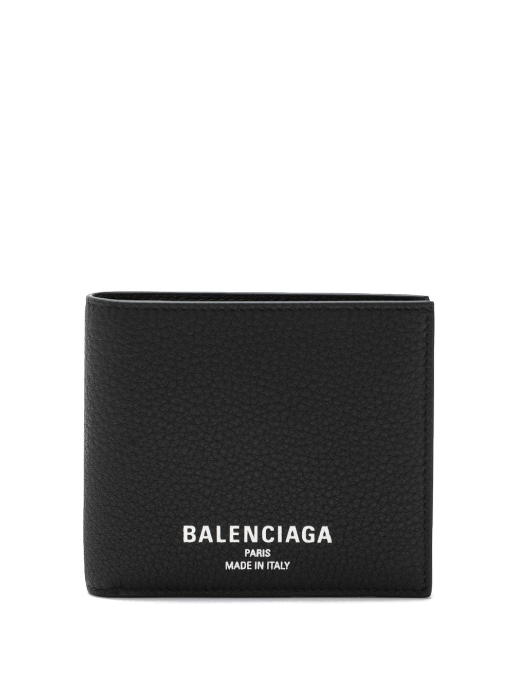 Balenciaga Men Hammered Leather Bi-Fold Wallet BALENCIAGA