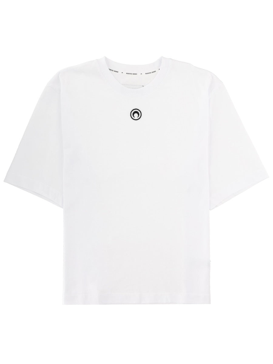 Marine Serre Men T-Shirt In Jersey MARINE SERRE
