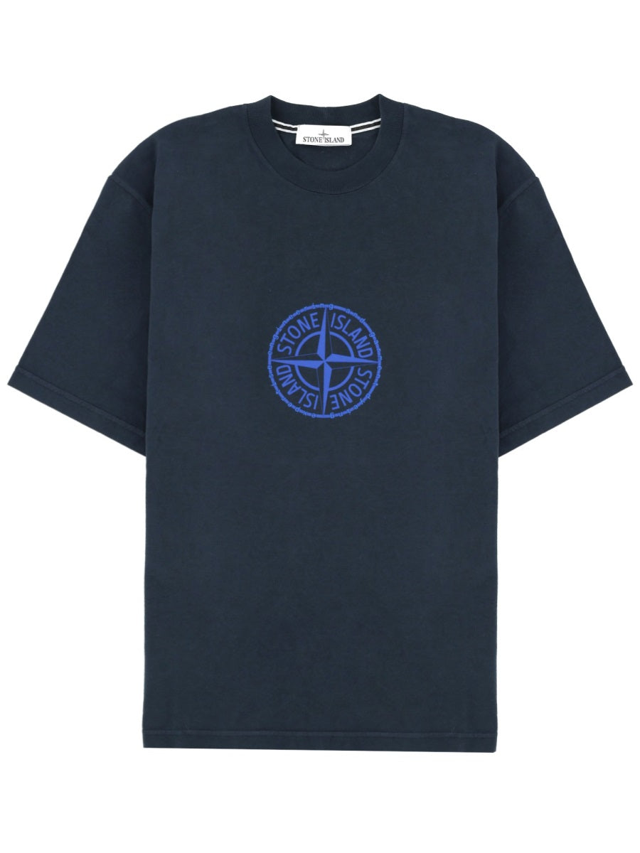 Stone Island Men T-Shirt Con Logo STONE ISLAND
