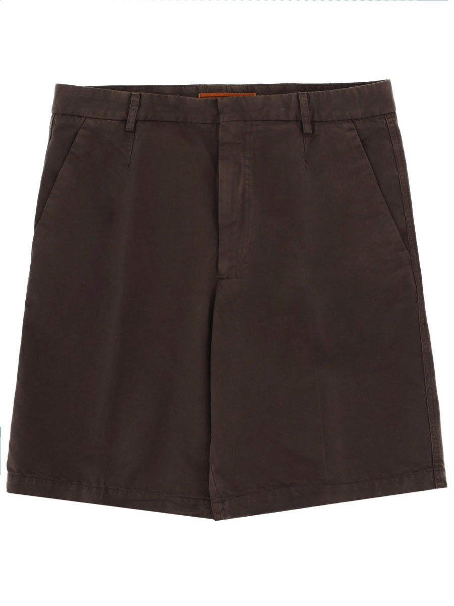 Zegna Men Shorts In Cotone ZEGNA