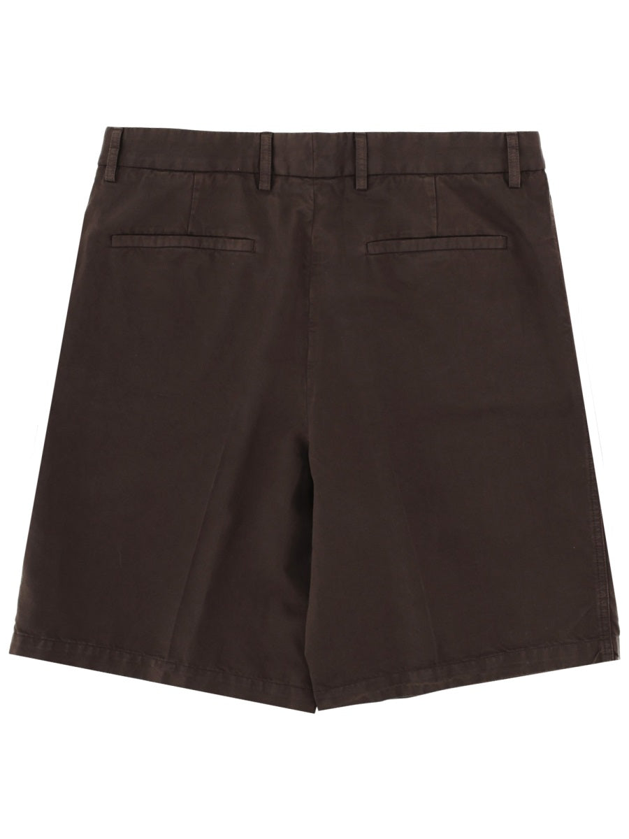 Zegna Men Shorts In Cotone ZEGNA