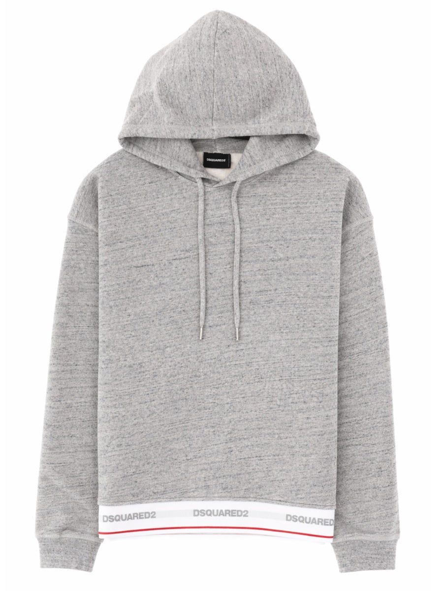 Dsquared Men Felpa Con Logo DSQUARED2