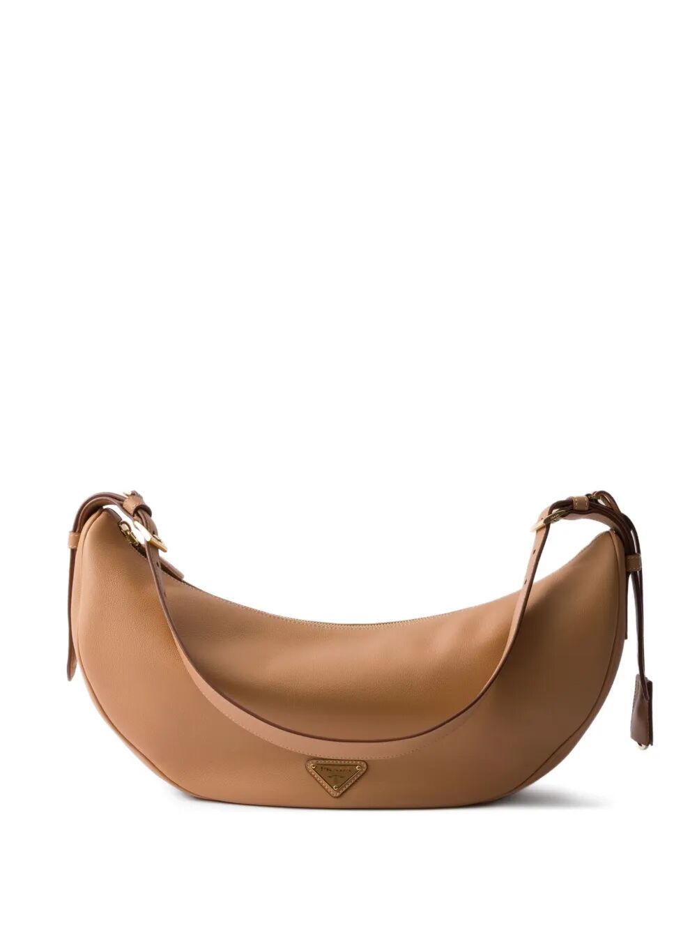 Prada Women Prada Demi-Lune Large Leather Shoulder Bag PRADA