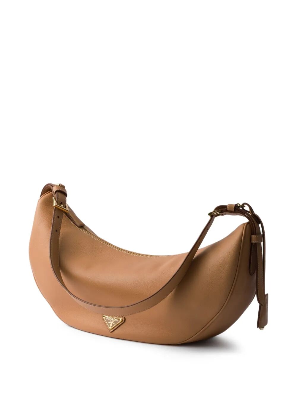 Prada Women Prada Demi-Lune Large Leather Shoulder Bag PRADA