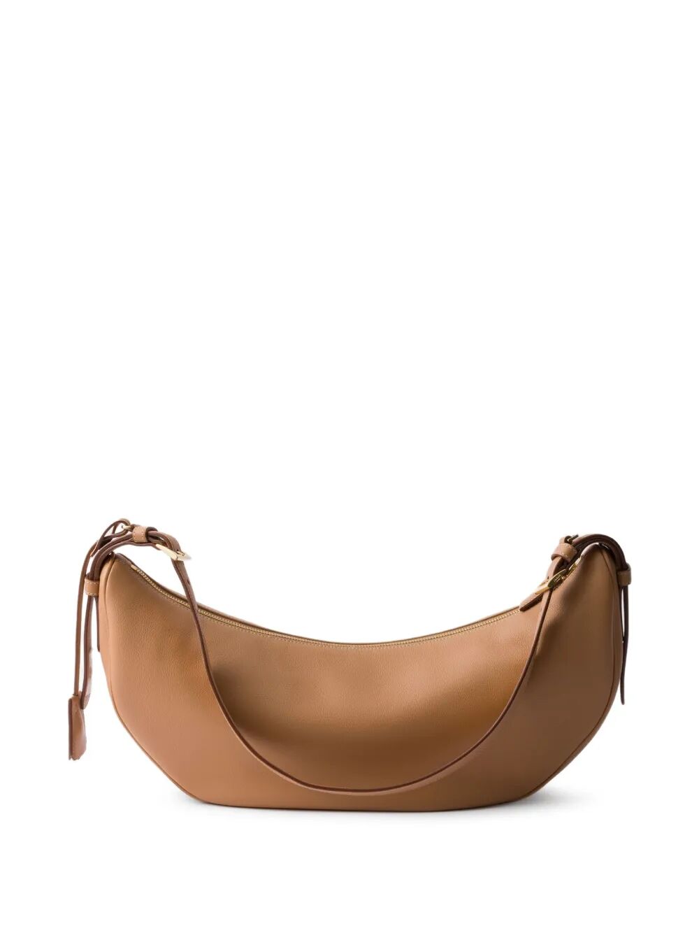 Prada Women Prada Demi-Lune Large Leather Shoulder Bag PRADA