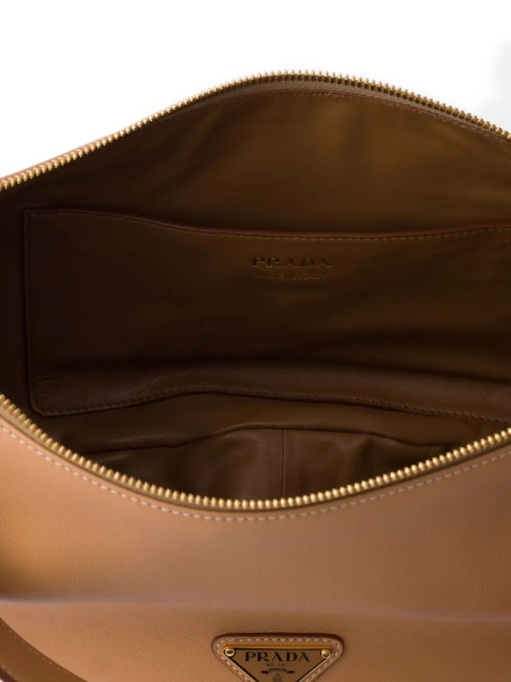 Prada Women Prada Demi-Lune Large Leather Shoulder Bag PRADA