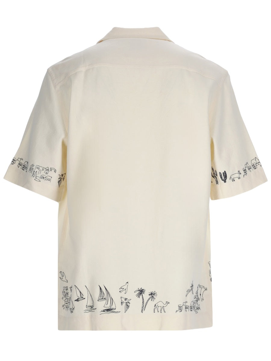 Paul Smith Men Camicia Con Ricami PAUL SMITH