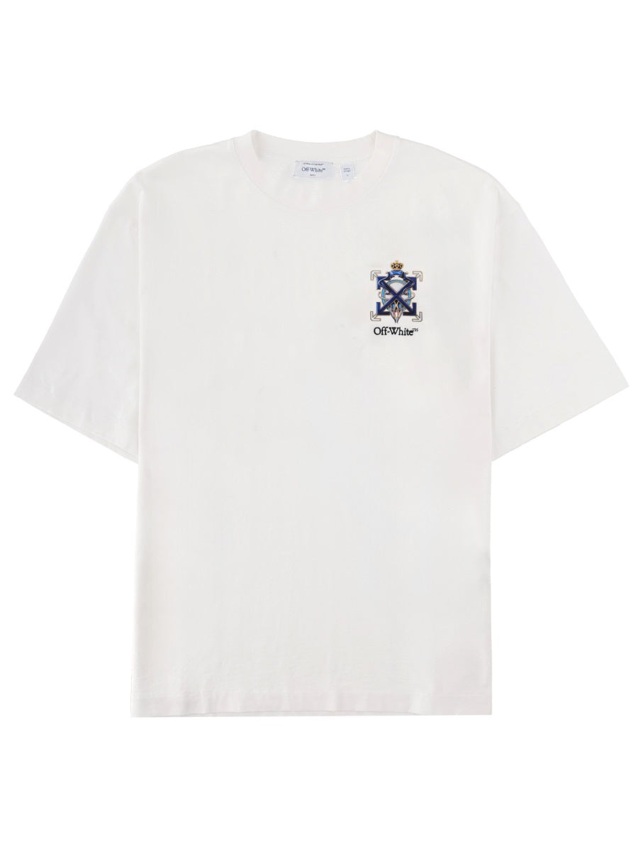 Off-White Men T-Shirt Con Logo OFF-WHITE