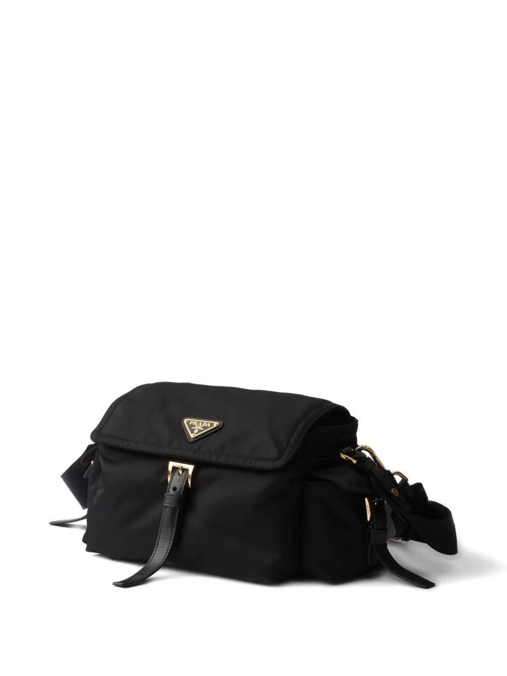 Prada Women Prada Explore Medium Re-Nylon Shoulder Bag With Flap PRADA