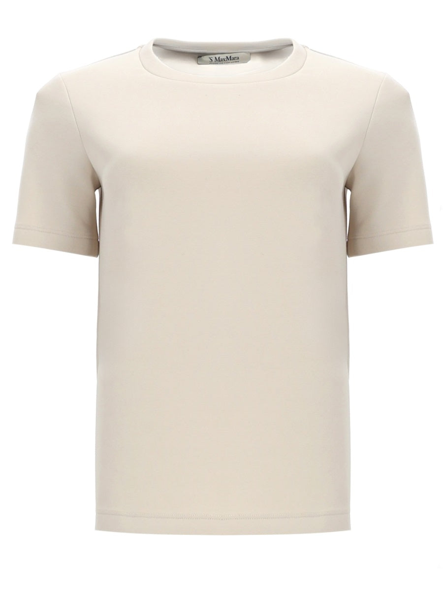 S Max Mara Women T-Shirt "Nancy" Con Logo Lettering S MAX MARA