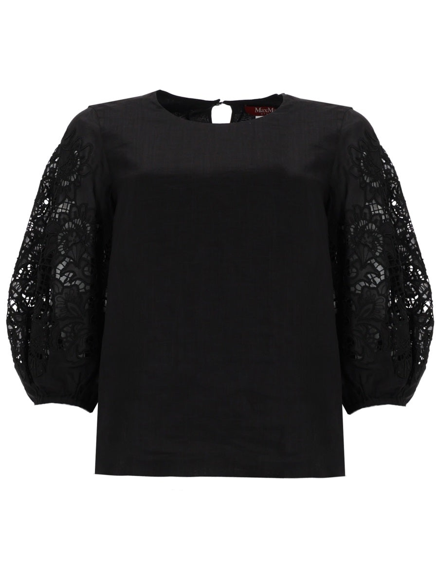 Max Mara Women T-Shirt Con Maniche In Pizzo MAX MARA