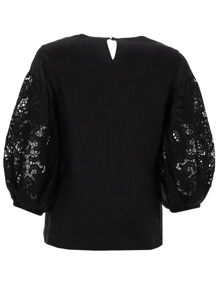 Max Mara Women T-Shirt Con Maniche In Pizzo MAX MARA