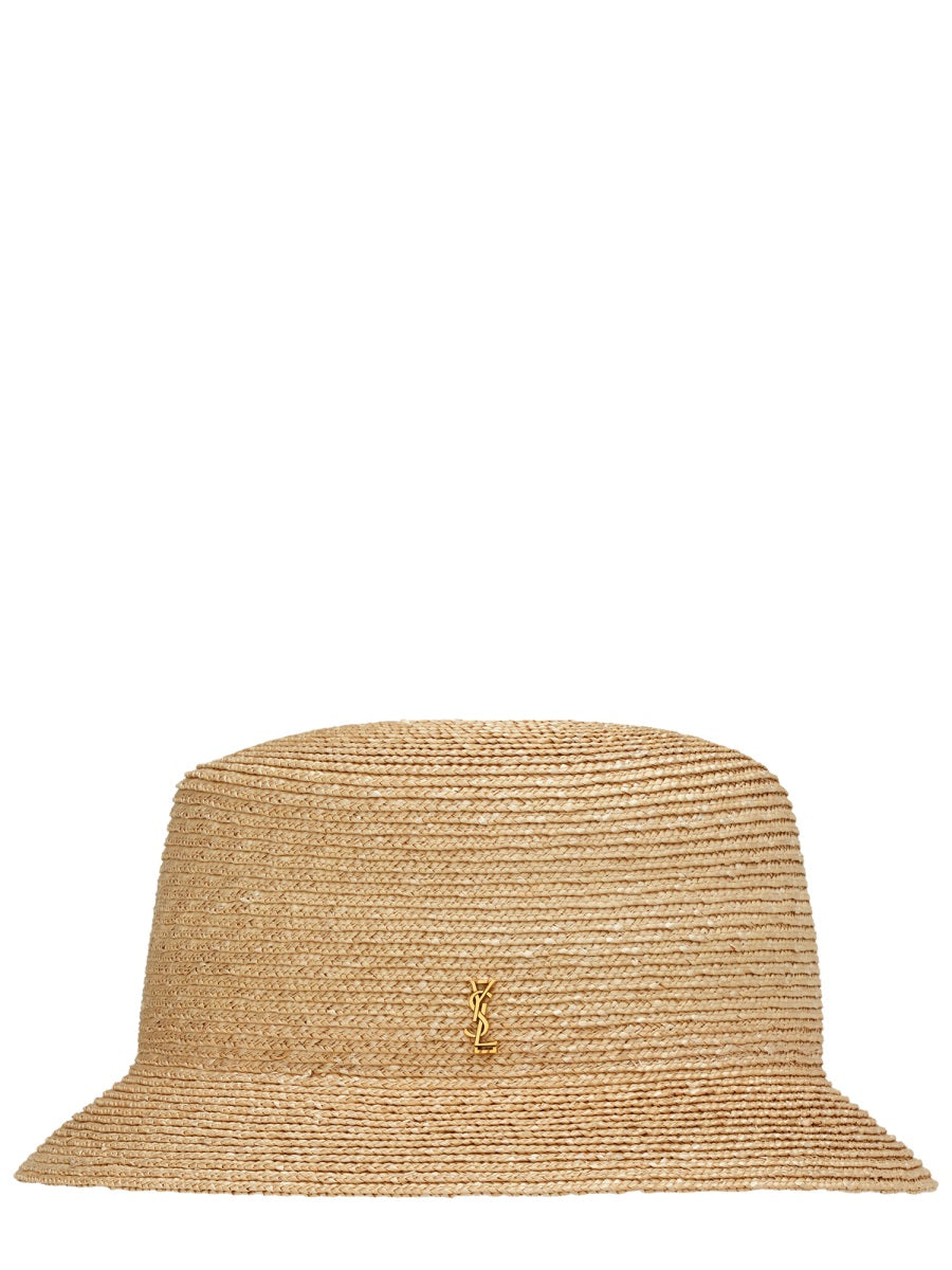 Saint Laurent Women Cappello Fedora In Paglia SAINT LAURENT