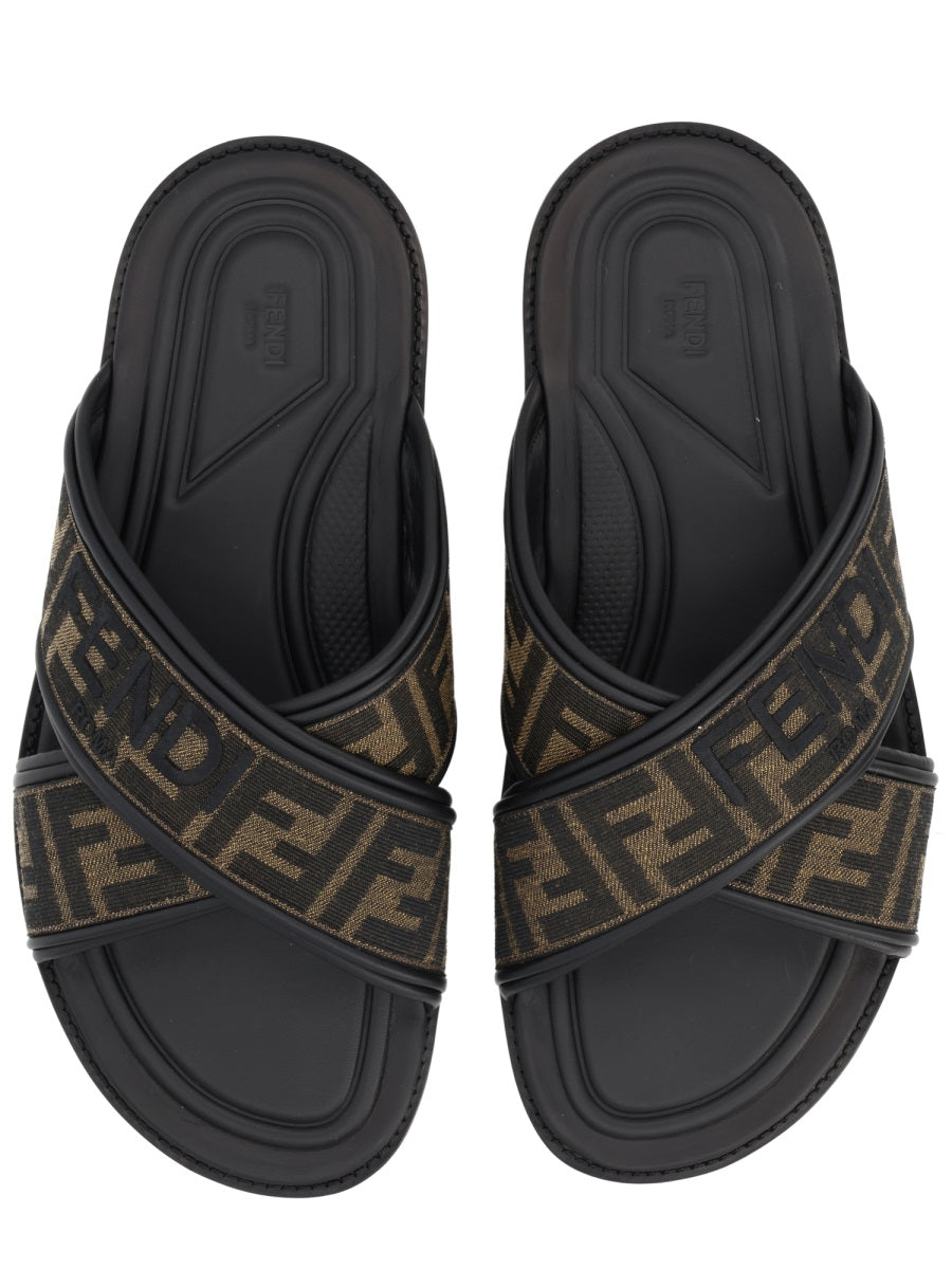 Fendi Men Slide Con Logo FENDI