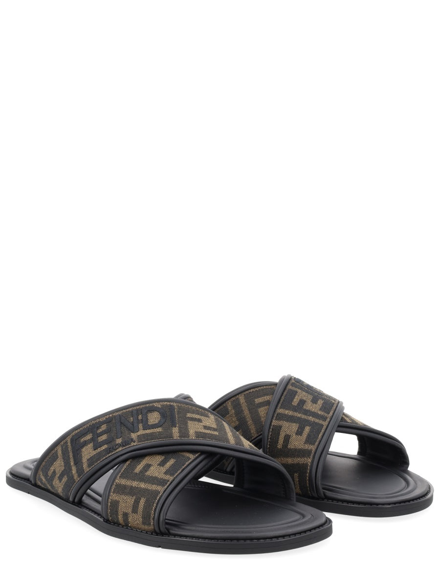 Fendi Men Slide Con Logo FENDI