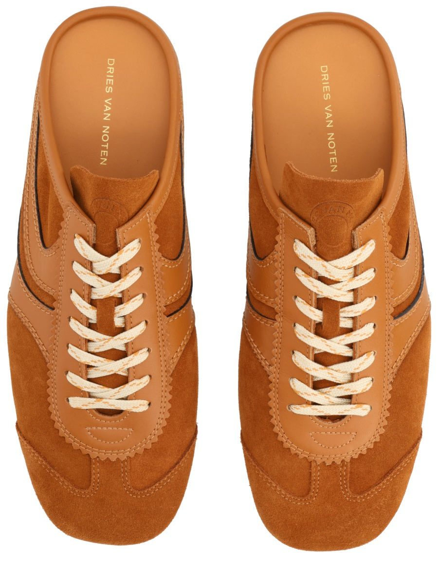 Dries Van Noten Men Sneaker Mule In Suede DRIES VAN NOTEN