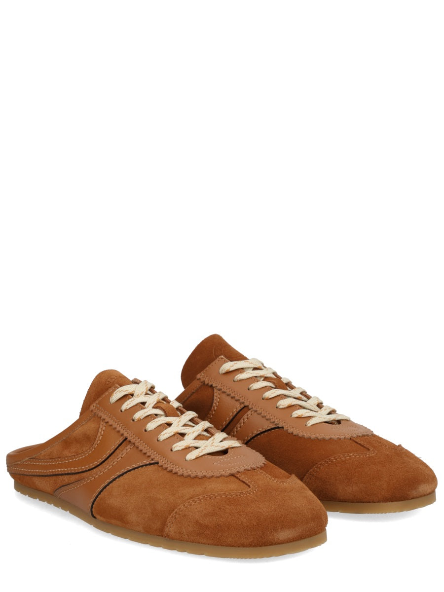 Dries Van Noten Men Sneaker Mule In Suede DRIES VAN NOTEN