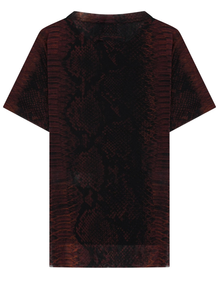 Jean Paul Gaultier Women T-Shirt Con Stampa "Python" JEAN PAUL GAULTIER