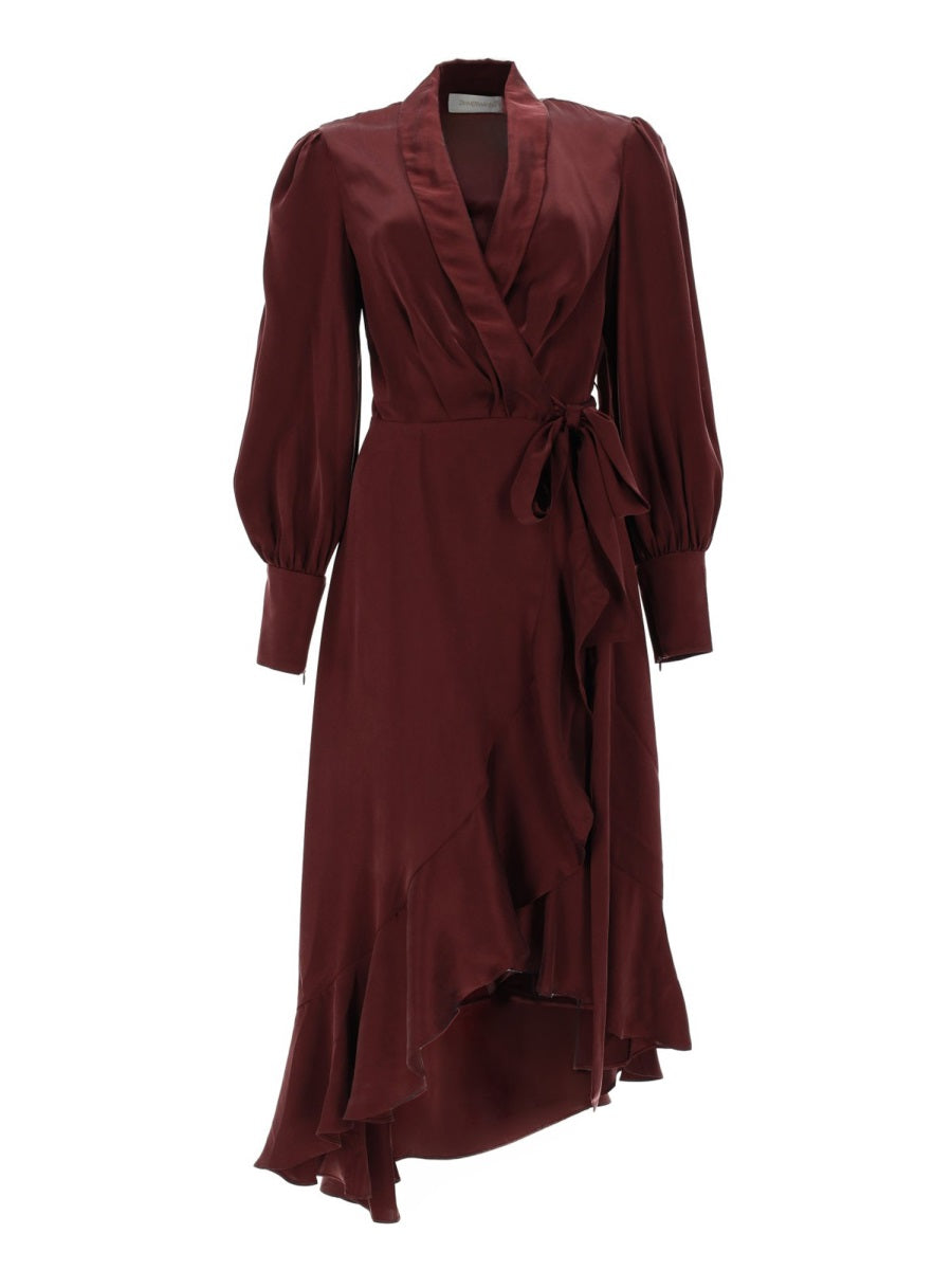 Zimmermann Women Abito Midi In Seta ZIMMERMANN