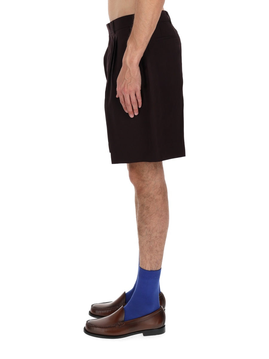 Paul Smith Men Shorts In Lino PAUL SMITH