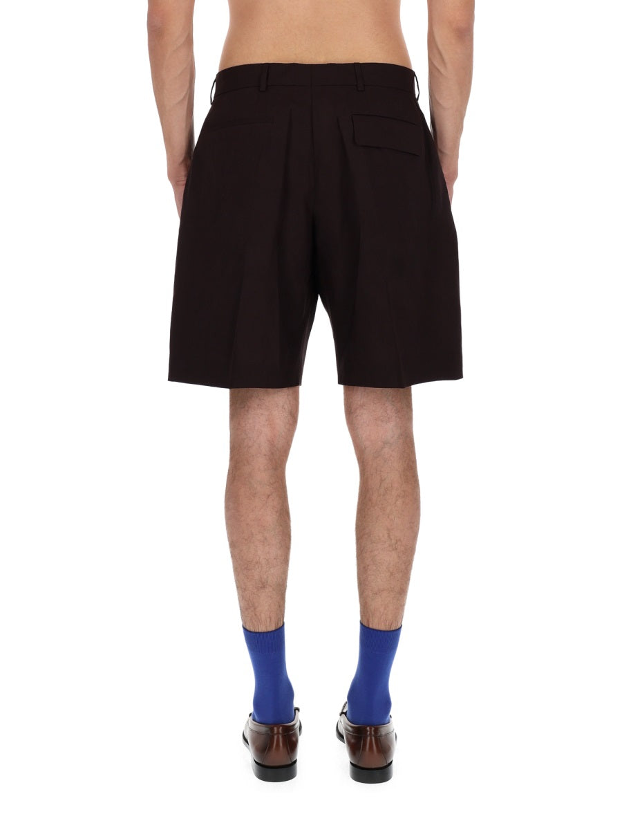 Paul Smith Men Shorts In Lino PAUL SMITH