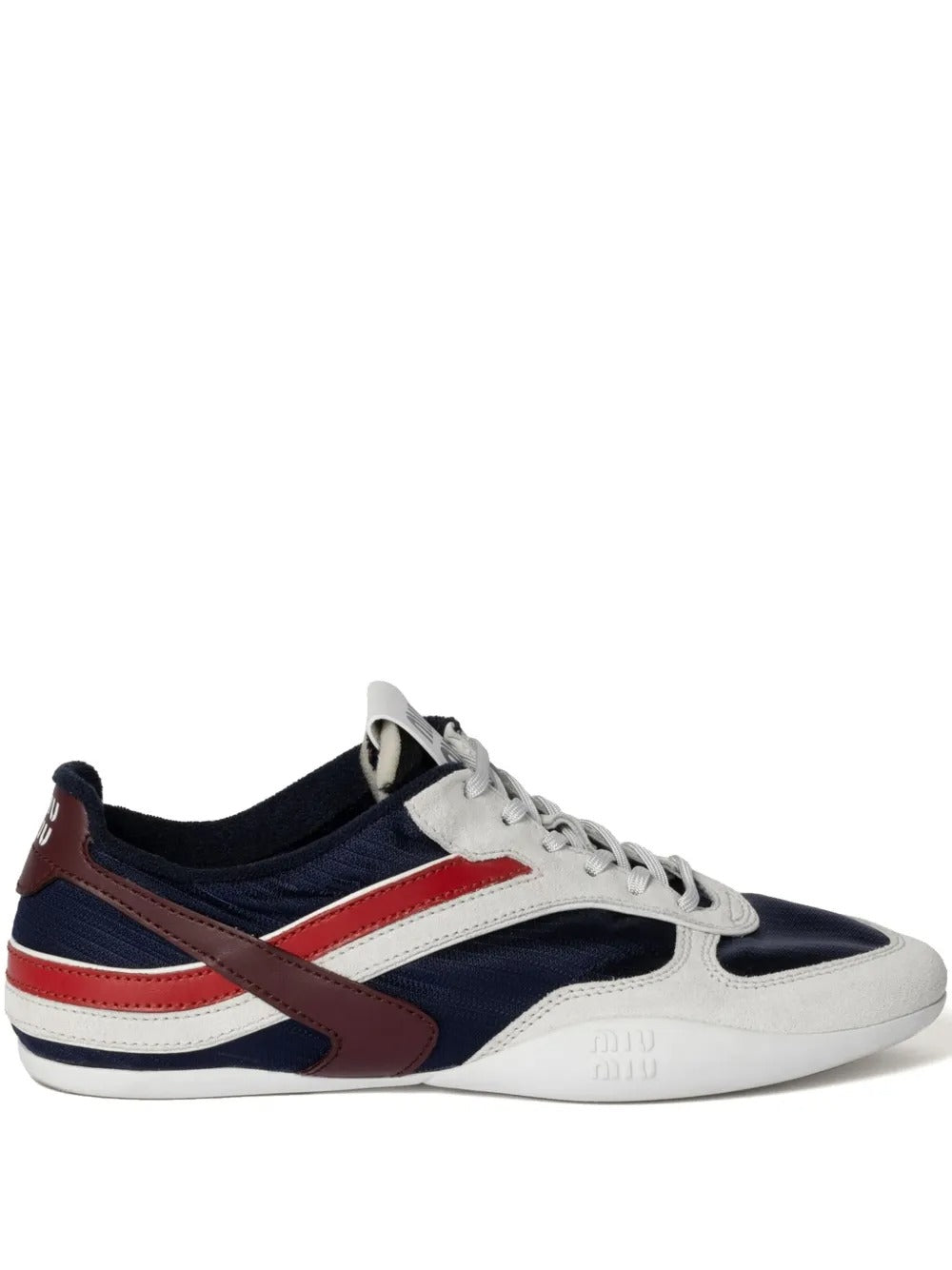 Miu Miu Women Gymnasium Technical Fabric And Suede Sneakers MIU MIU