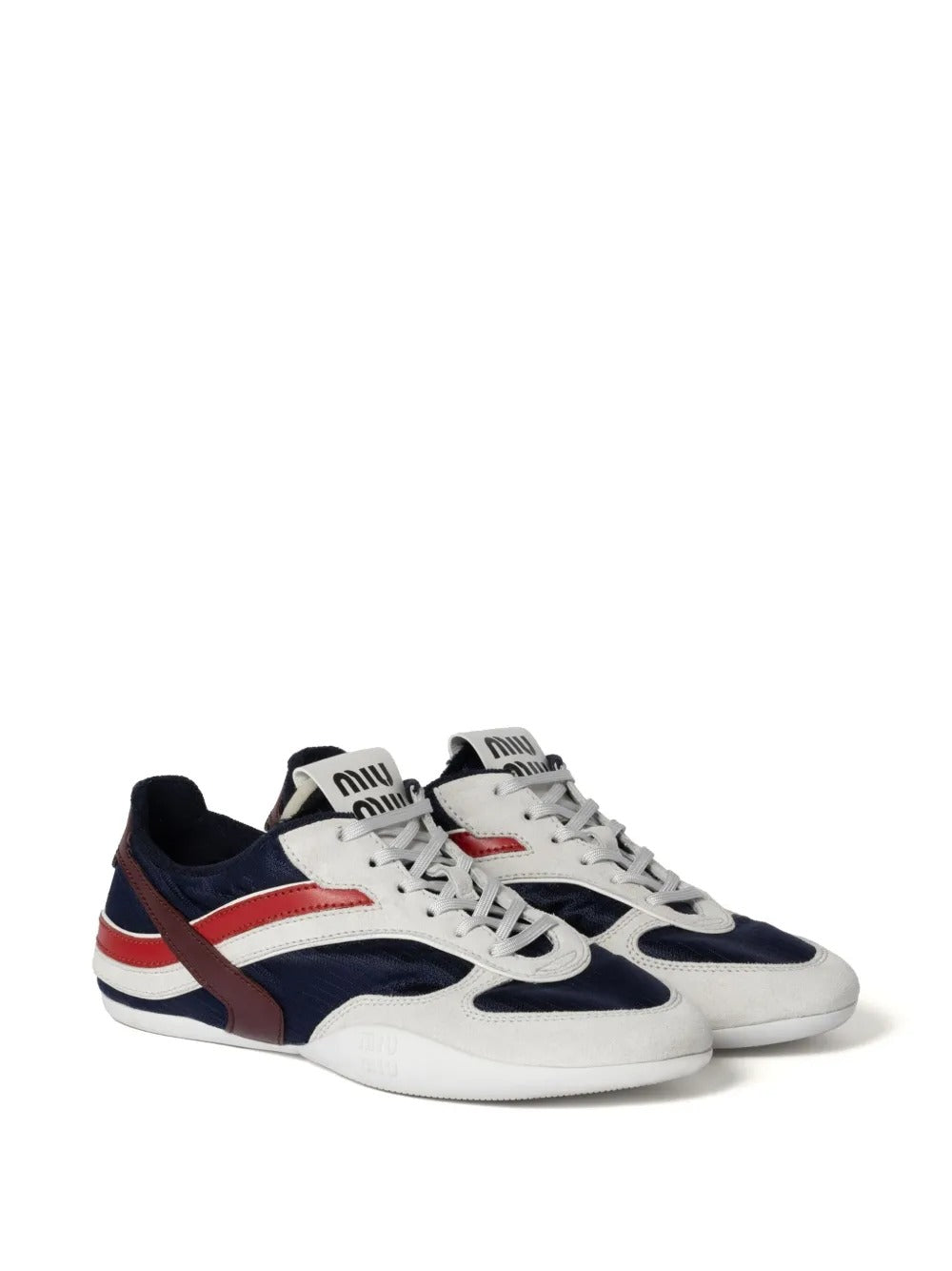 Miu Miu Women Gymnasium Technical Fabric And Suede Sneakers MIU MIU