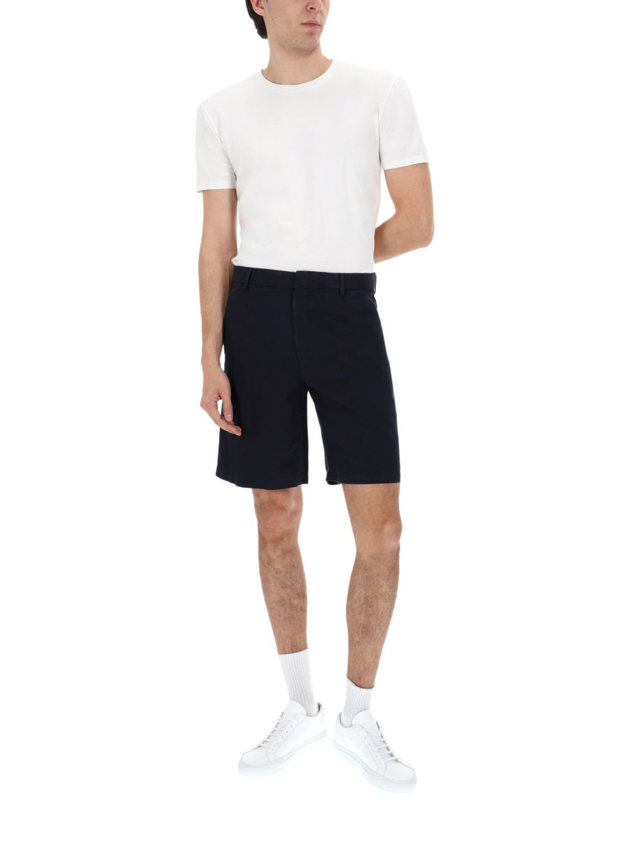 Zegna Men Shorts In Cotone ZEGNA