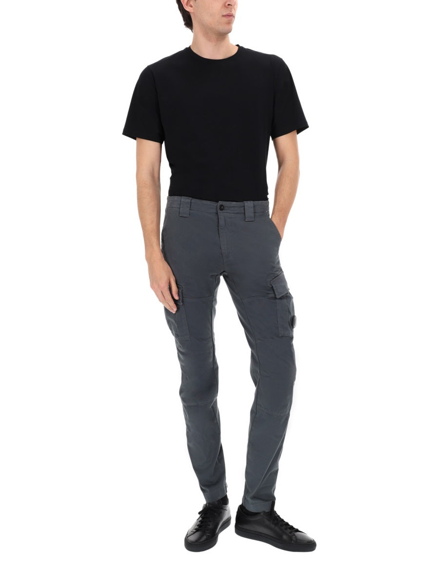 C.P. Company Men Pantalone Cargo Con Patch Logo C.P. COMPANY
