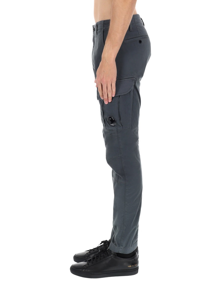 C.P. Company Men Pantalone Cargo Con Patch Logo C.P. COMPANY