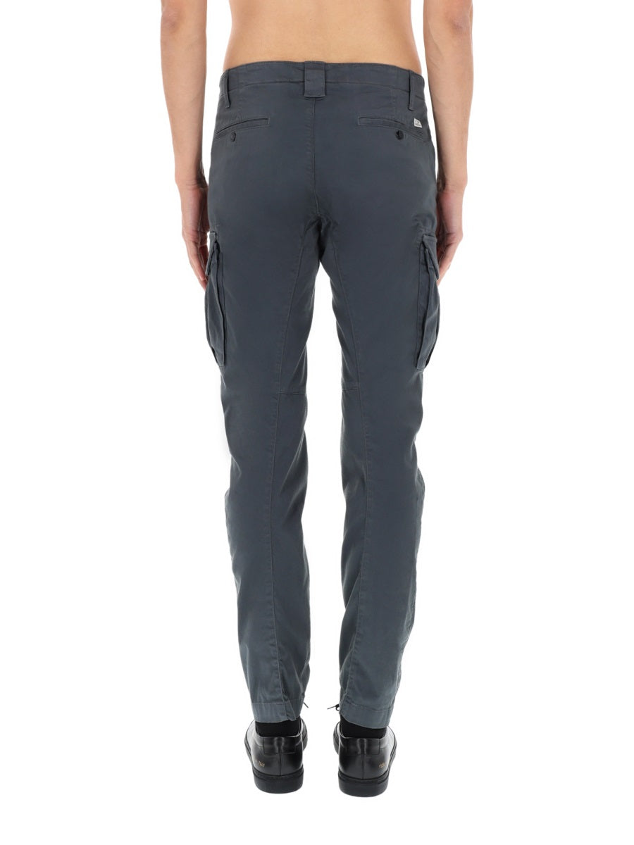 C.P. Company Men Pantalone Cargo Con Patch Logo C.P. COMPANY