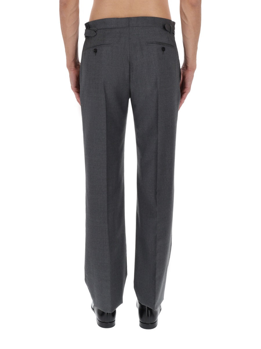 Dolce & Gabbana Men Wool Canvas Pants DOLCE & GABBANA