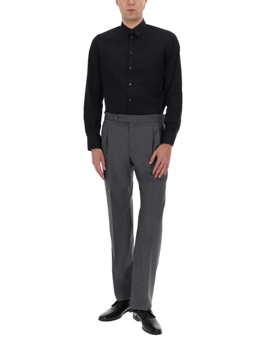 Dolce & Gabbana Men Wool Canvas Pants DOLCE & GABBANA